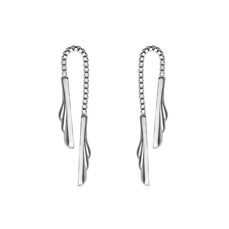 Firebird Wings Silver Dangle earrings MORHEUS SILVER - Earrings & Clip-ons - Other Metals Silver