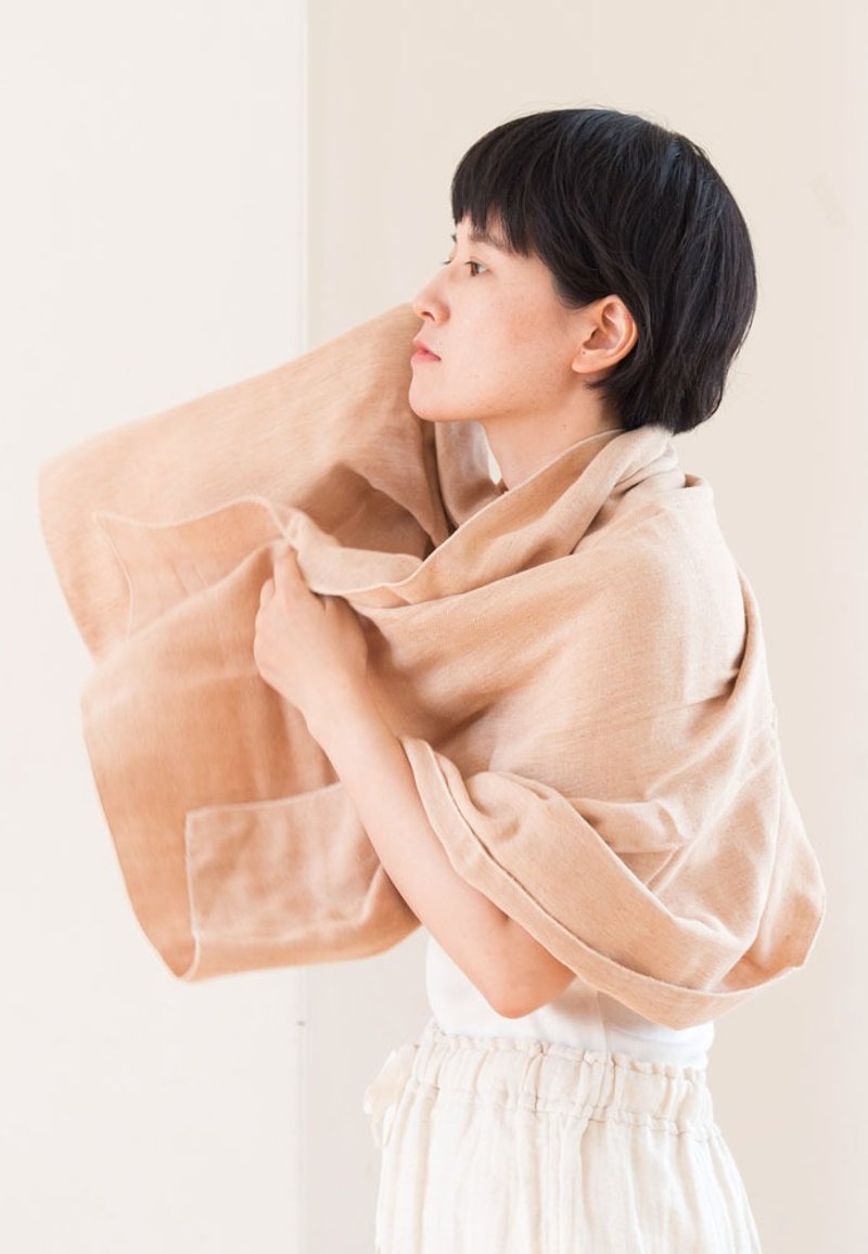 Organiccotton  三重ガーゼタオル　大 - 毛巾/浴巾 - 棉．麻 咖啡色