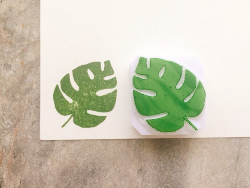 Which hand-stamped seal [Plant _ Leaf 01] - ตราปั๊ม/สแตมป์/หมึก - วัสดุอื่นๆ 