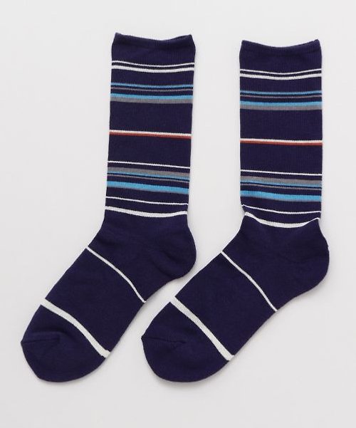 Ametsuchi Sedona Stripe Middle Socks 23～25cm