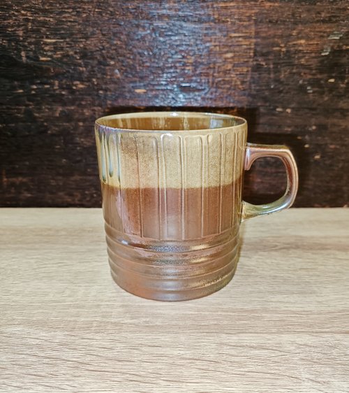玄工坊 柴燒無釉手作馬克杯-鶯歌李玟叡