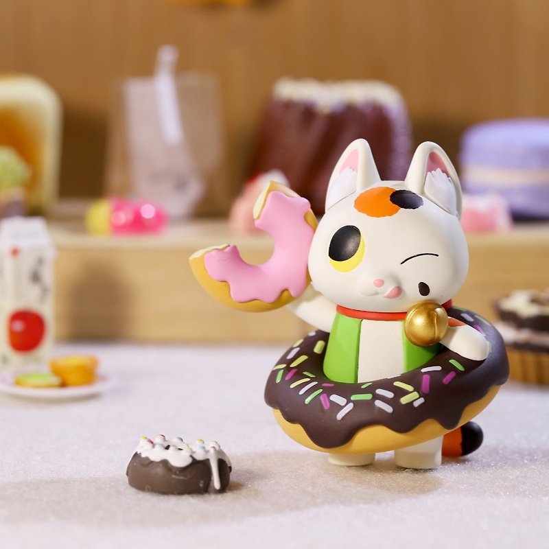 Xiaoxia 缶詰猫スナックシリーズ ドールボックスプレイ (単式ランダムモデル) - 人形・フィギュア - プラスチック ピンク
