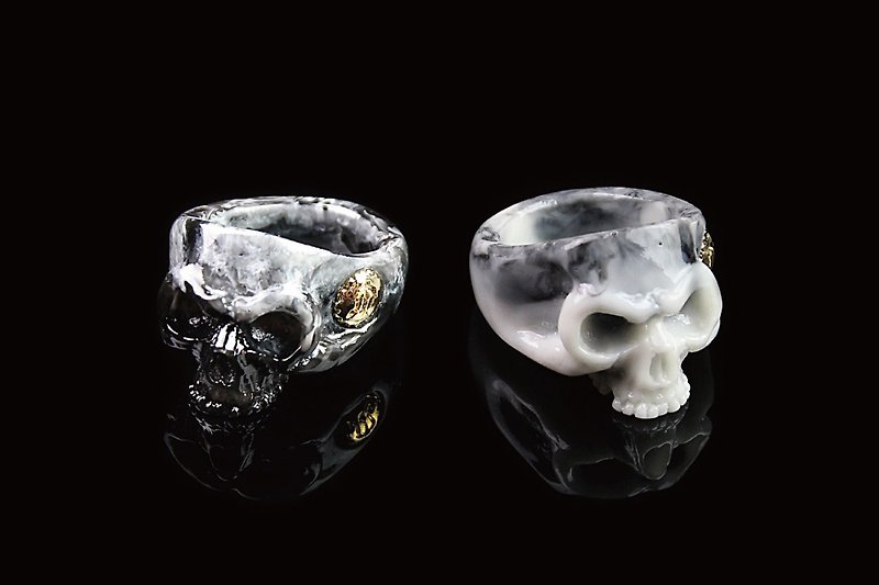 [METALIZE] King Skull Poly Ring King Skull Poly Ring - General Rings - Plastic 