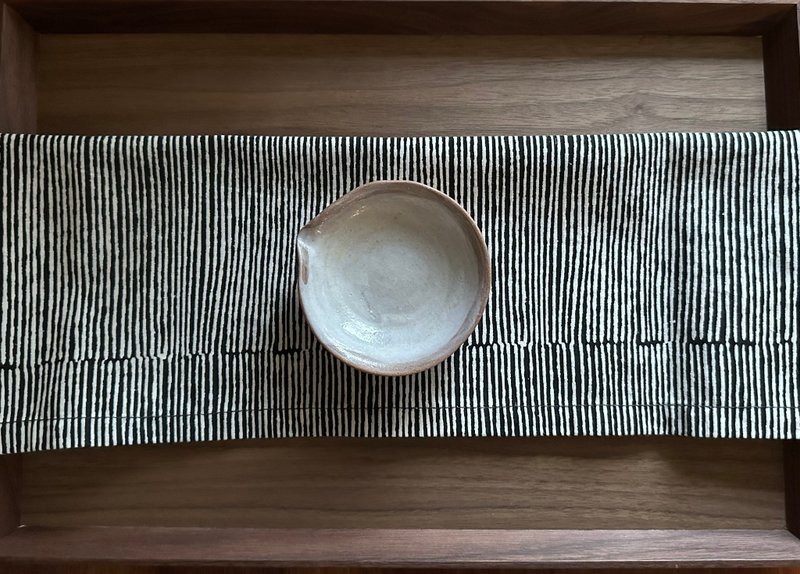 對話墨碟 、醬碟 II - 碟子/醬料碟/醬油碟 - 陶 白色