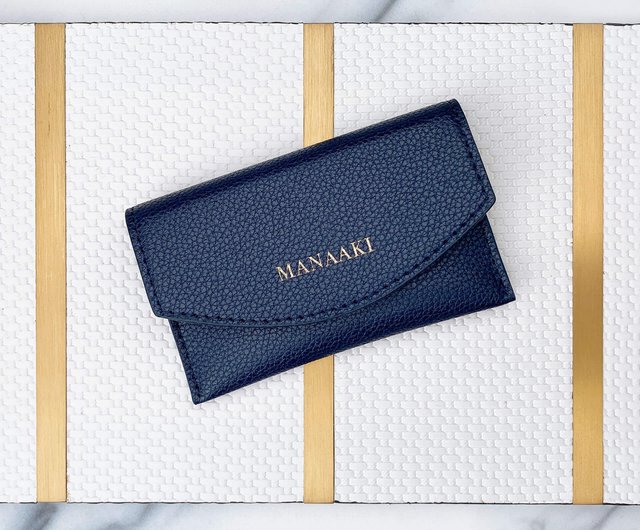 MANAAKI】Half Moon Business Card Holder Business Card Holder Card