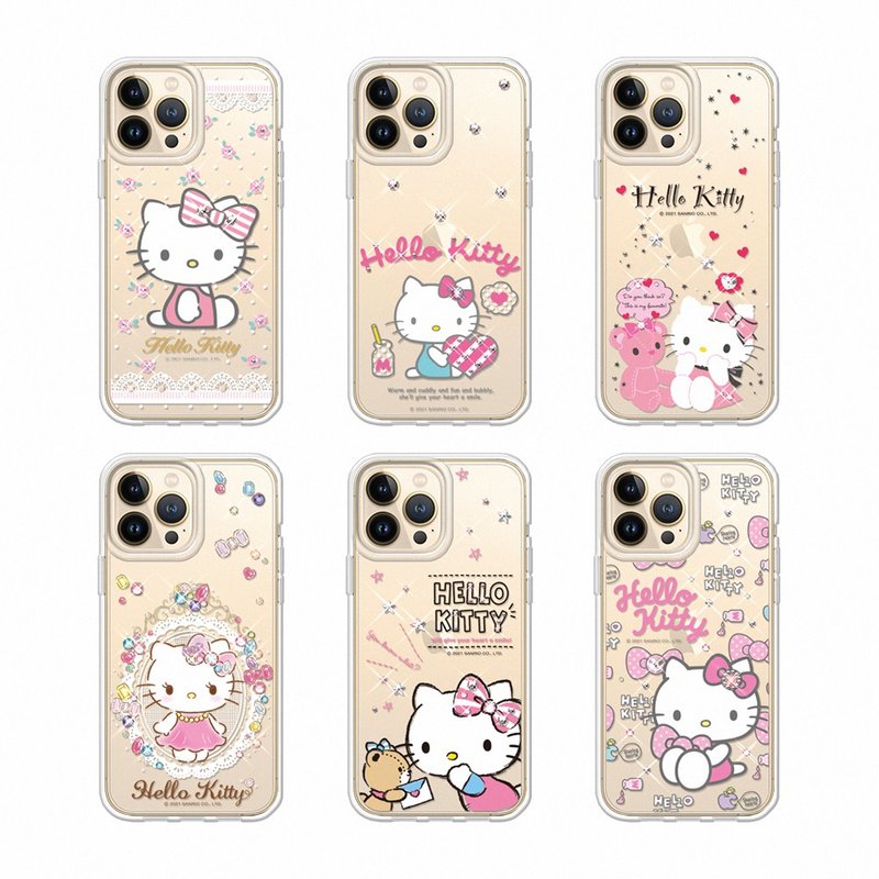 三麗鷗 iPhone 11全系列 輕薄軍規防摔彩鑽手機殼-凱蒂款多款02 - 手機殼/手機套 - 其他材質 多色