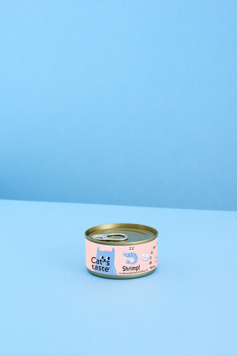 Cat's Taste 吞拿魚蝦肉汁貓罐 - 貓罐頭/鮮食 - 新鮮食材 