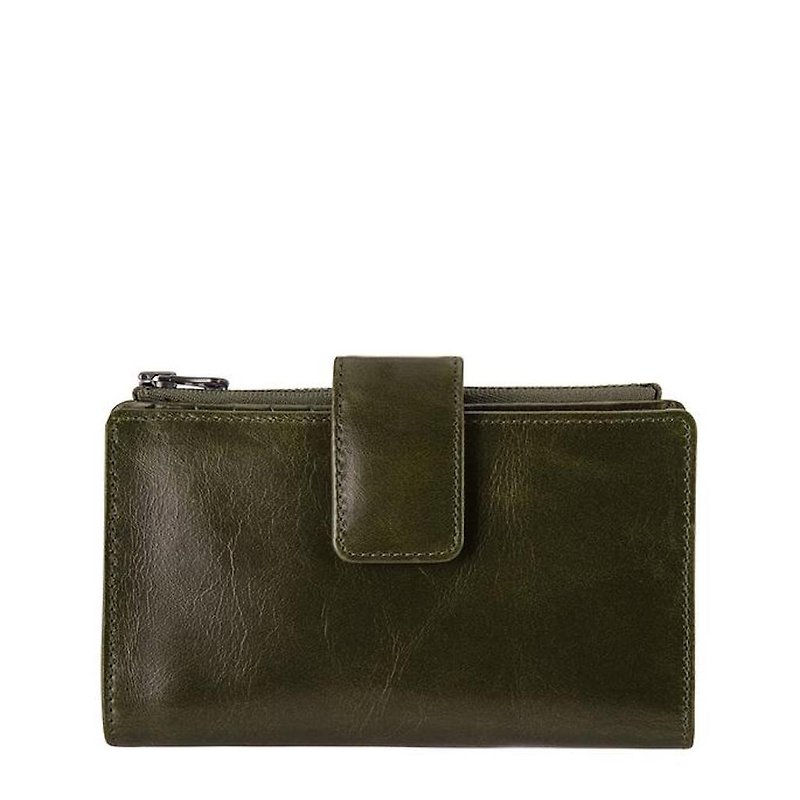 OUTSIDER clip _Khaki / dark green - Wallets - Genuine Leather Khaki