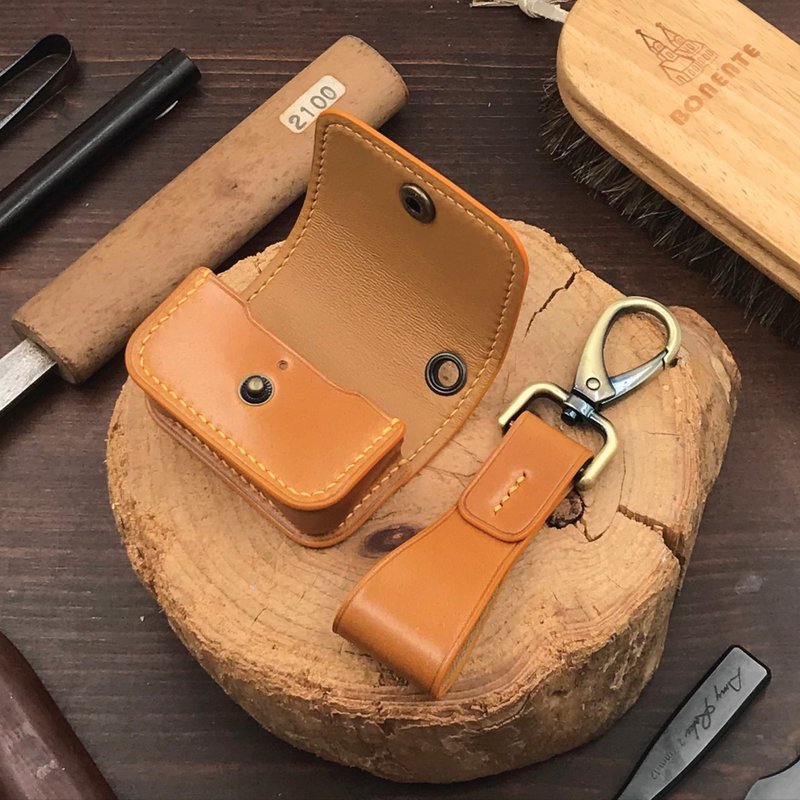 【AirPods Case】Shell Cordovan Collection | 1/2/Pro2/3/4 | Handmade Leather in HK - ที่เก็บหูฟัง - หนังแท้ หลากหลายสี