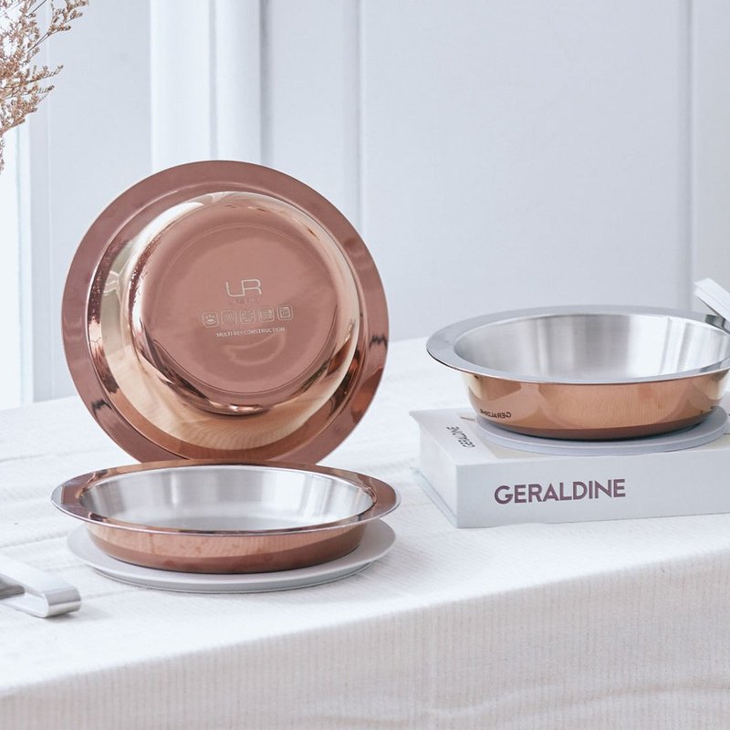 MakEat PAN Cooking Pan- Rose Gold - เครื่องครัว - สแตนเลส สึชมพู