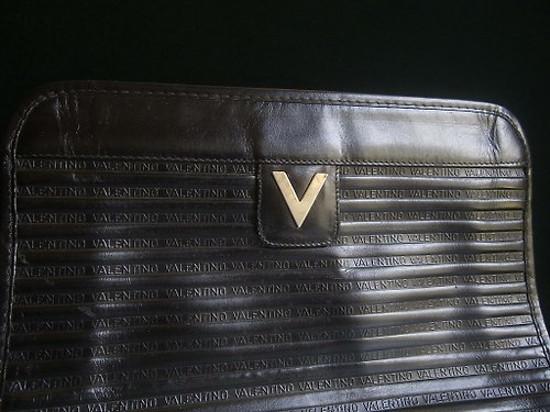 老時光OLD-TIME Vintage & Classic & Deco 【老時光 OLD-TIME】早期二手古董包義大利Mario Valentino手拿包