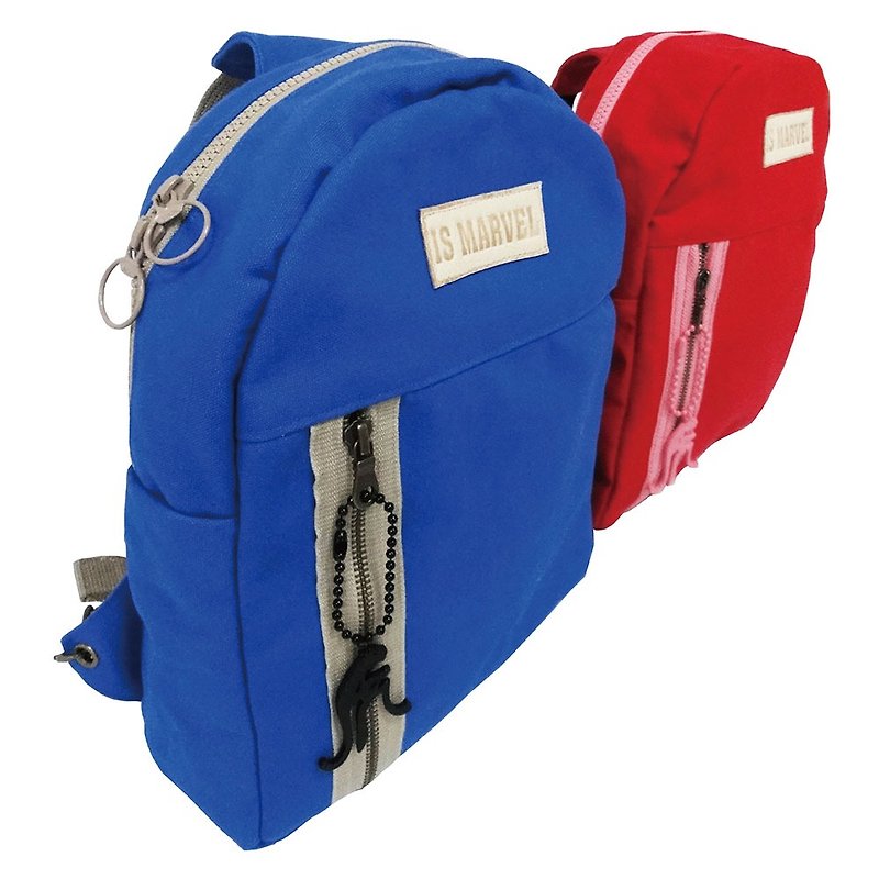 【Is Marvel】Personality shoulders backpack couple bag - กระเป๋าแมสเซนเจอร์ - ผ้าฝ้าย/ผ้าลินิน หลากหลายสี