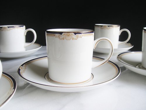 老時光OLD-TIME Vintage & Classic & Deco 【老時光 OLD-TIME】早期二手英格蘭製歐洲品牌茶具咖啡杯組