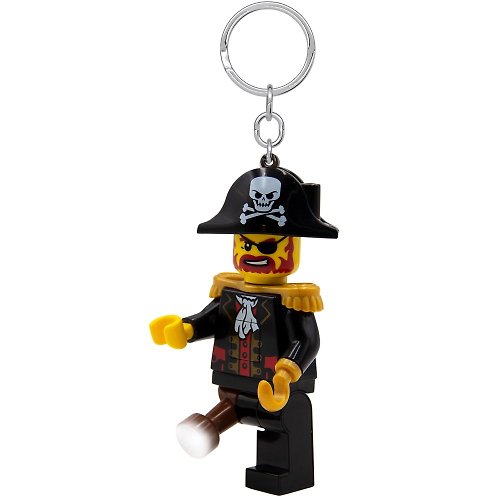 LEGO樂高LED燈系列／文具系列 LEGO 樂高 紅鬍子海盜船長鑰匙圈燈