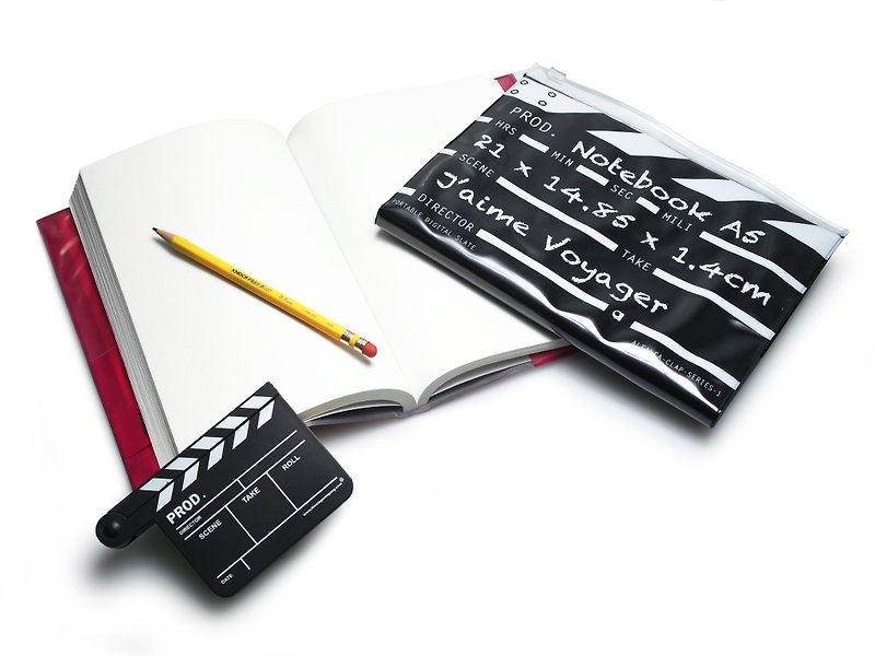 Director clap Journal jotter A5 Notebook - Notebooks & Journals - Other Materials Black