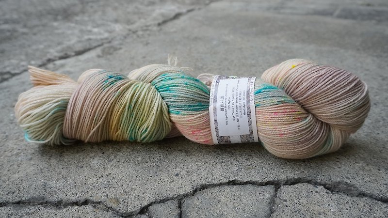 Hand dyed thread. Twilight Garden (4ply socks/blue-faced sheep + nylon) - เย็บปัก/ถักทอ/ใยขนแกะ - ขนแกะ หลากหลายสี