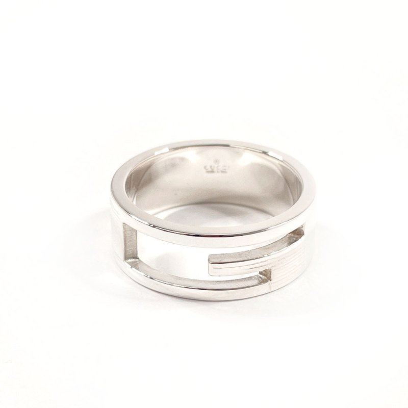 【日本直送 中古美品】17号 グッチ GUCCI リング・指輪 ブランデッド カットアウトG シルバー925 シルバー アクセサリー - 戒指 - 純銀 銀色