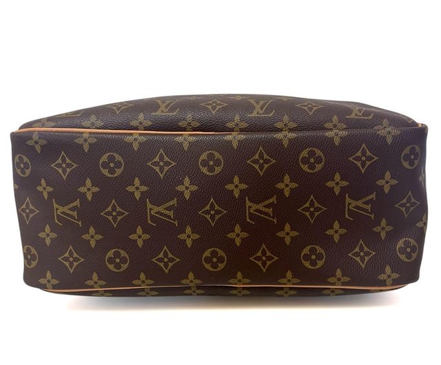 ルイヴィトン ドーヴィル モノグラム ハンドバッグ M47270 PVC ヌメ革