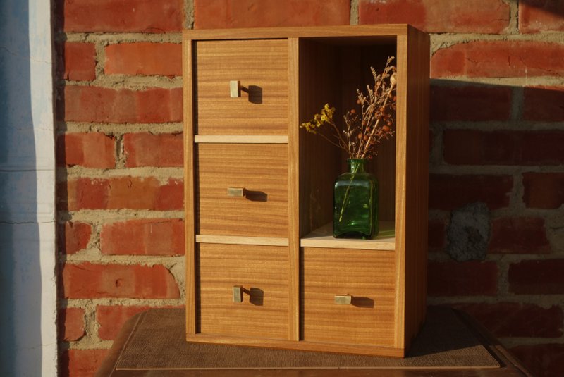 ShouZhuo handmade--- Bronze four drawer non-pomelo cabinet - เฟอร์นิเจอร์อื่น ๆ - ไม้ 