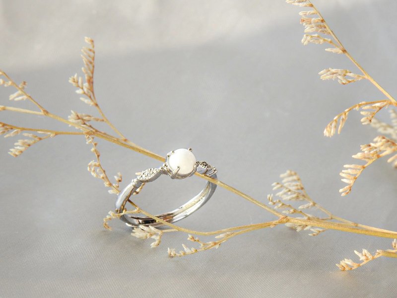 擁抱-925純銀 - 戒指 - 純銀 銀色