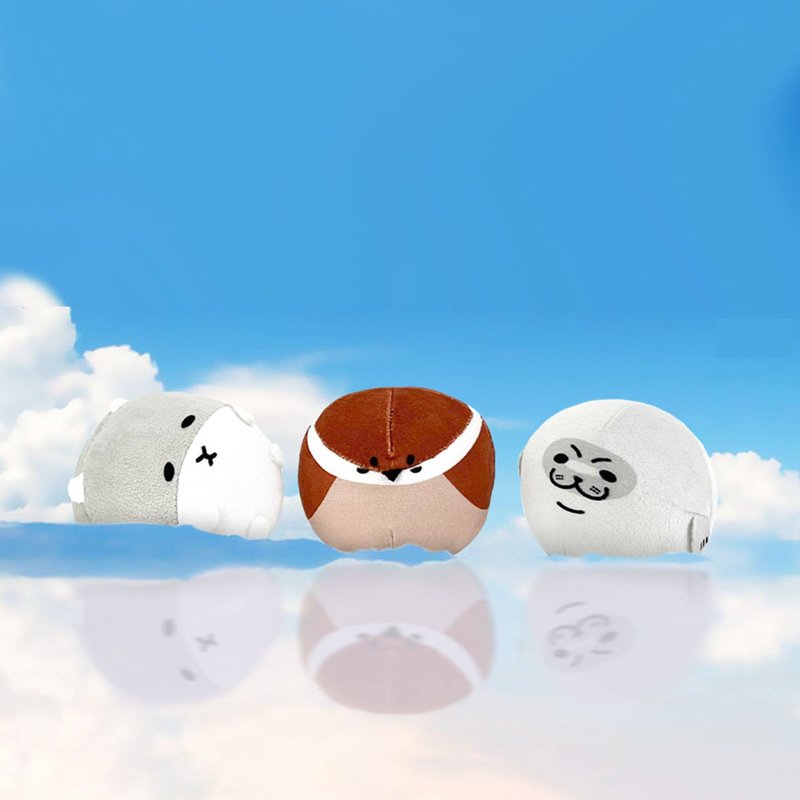 Sea, land and air three fat house cat and dog ball toy mint pillow molar self-healing pet kitten toy - ของเล่นสัตว์ - วัสดุอื่นๆ 