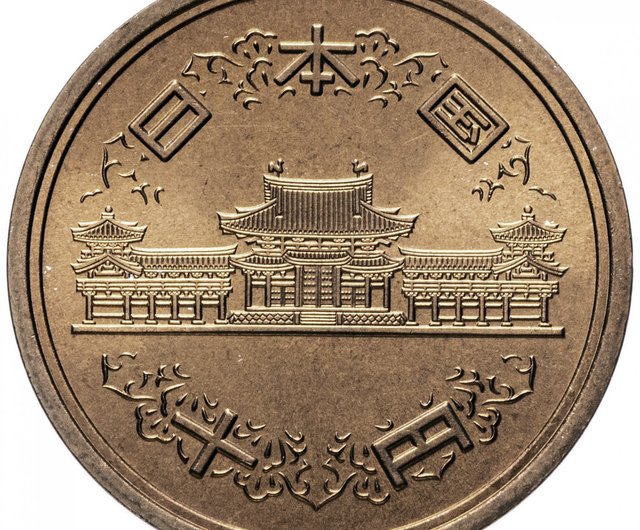 ゴールド コイン リング 日本 10円 1989-201 18金メッキリング