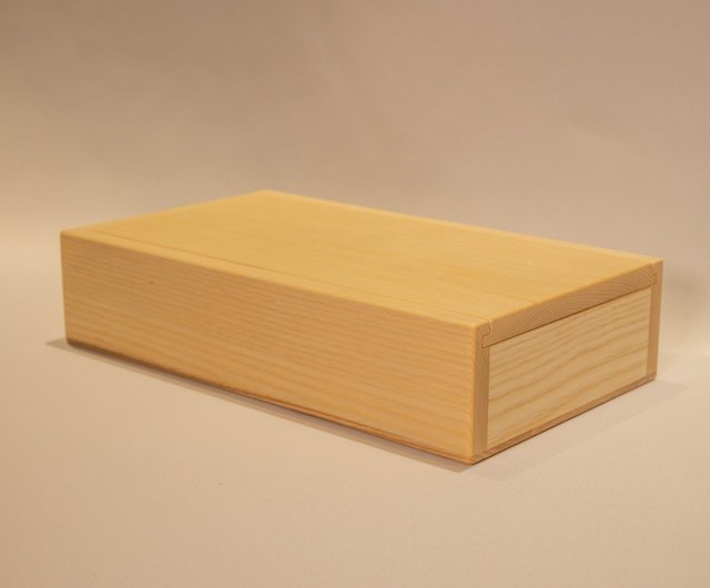 新商品】【木製であること】スライド蓋収納ボックス丨レーザー