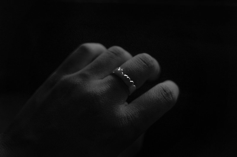 【聖誕禮物】山脈Mountain Ring / 925銀 - 戒指 - 純銀 銀色