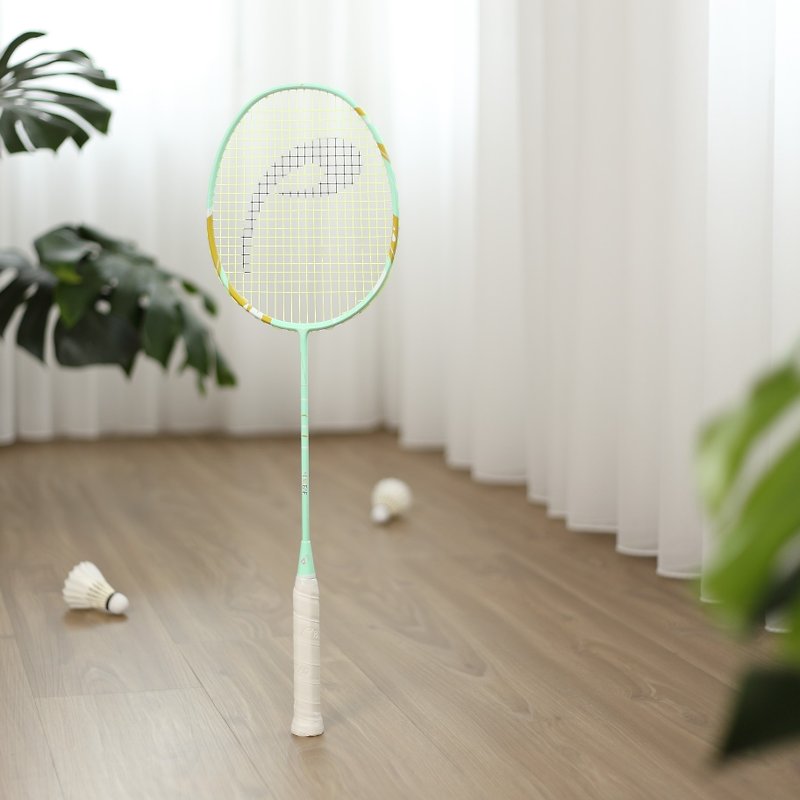 Badminton racket/ turtle back taro/ small taro racket + grip cloth set - Fitness Equipment - Carbon Fiber Multicolor