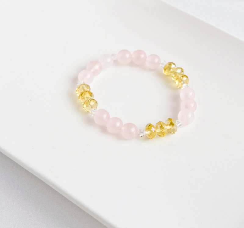 Aphrodite's Rose 7 - Bracelets - Gemstone Pink