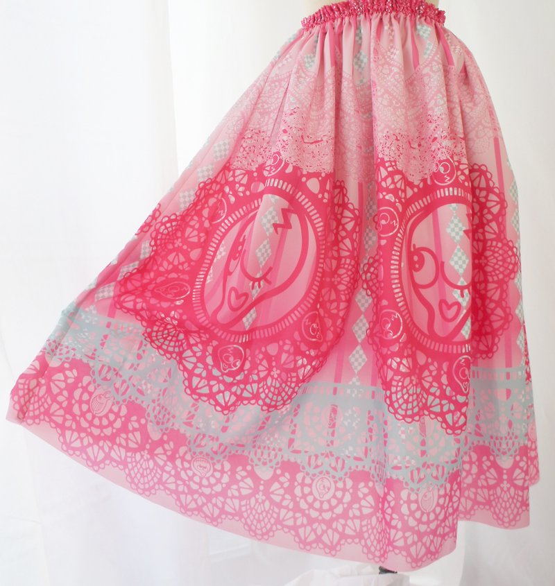 Lolita skirt/ pop cute - Skirts - Polyester Pink