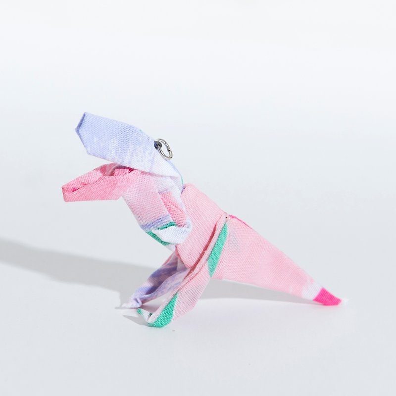 \T-REX PARTY/ origami accessory_Watercolor Pastel - สร้อยคอ - ผ้าฝ้าย/ผ้าลินิน สึชมพู