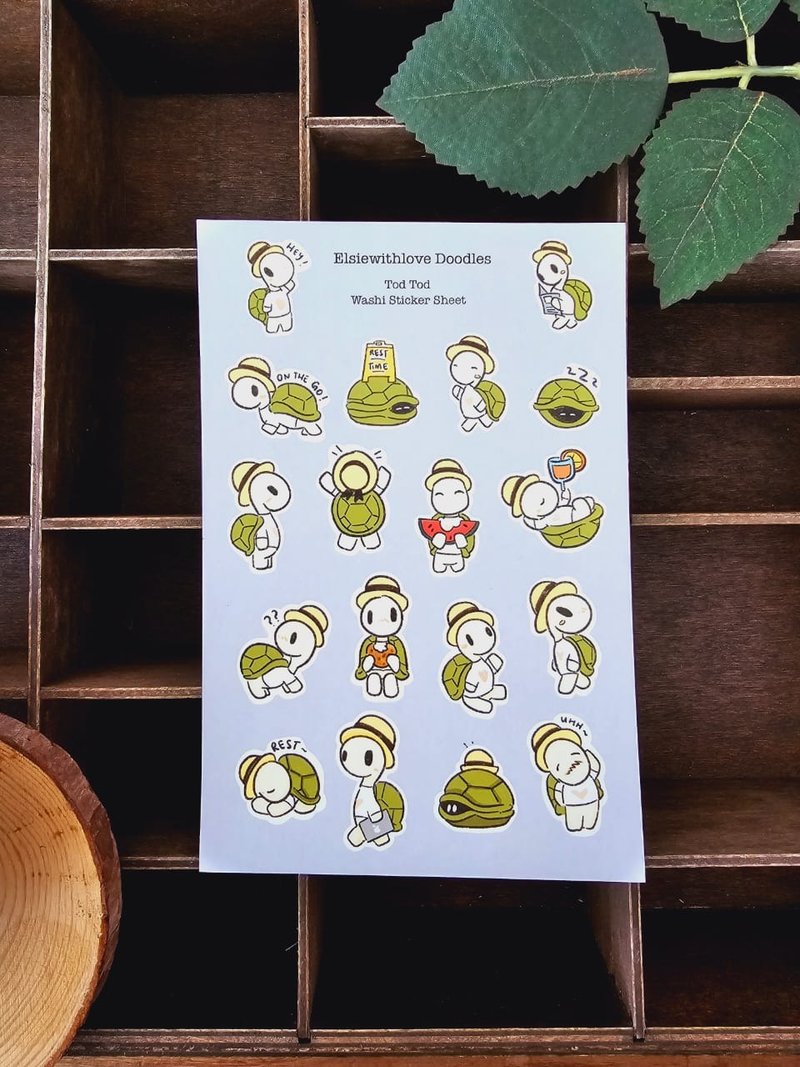 Tod Tod Sticker Sheet - 貼紙 - 其他材質 多色