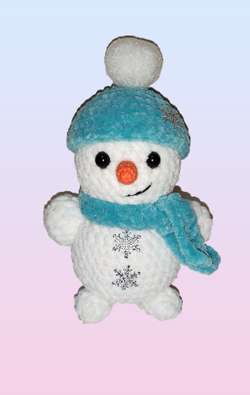 JoyBabyToys Crochet pattern snowman ornaments, snowman decor, crochet amigurumi pattern