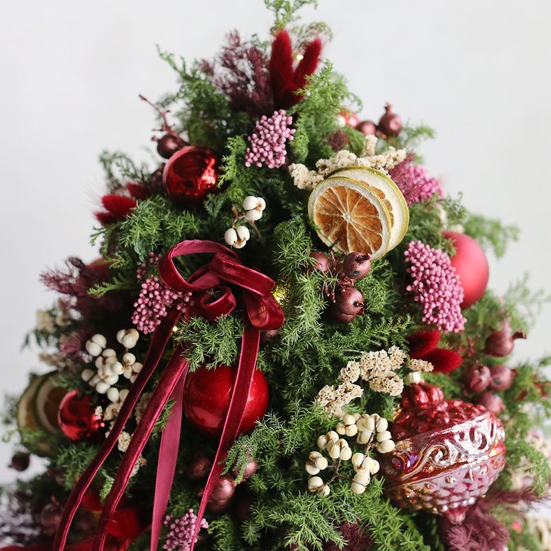 Christmas Tree - Handmade Experience Course - จัดดอกไม้/ต้นไม้ - พืช/ดอกไม้ 