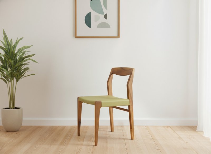 神聖細木作家具-H1實木餐椅 - 椅子/梳化 - 木頭 卡其色