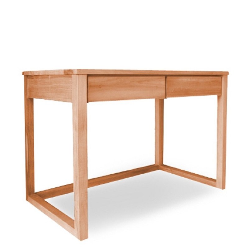 EstiloデザインダブルポンピングデスクEstilo Desk 100 cm（2引き出し） - その他の家具 - 木製 