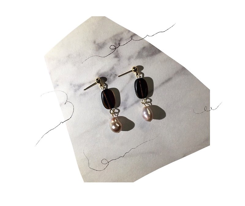 Sorcerer Stone Purple Earrings - Earrings & Clip-ons - Pearl 