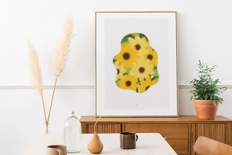The Comfort Memories (Sunflowers) - Wall Décor - Paper Yellow