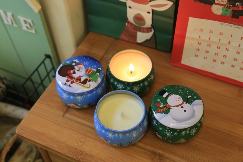 [Christmas Limited Edition] Christmas Tin Can Candle-Christmas Gift Box - น้ำหอม - พืช/ดอกไม้ 