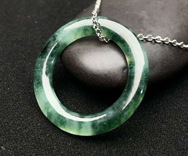 Jade hot sale ring necklace