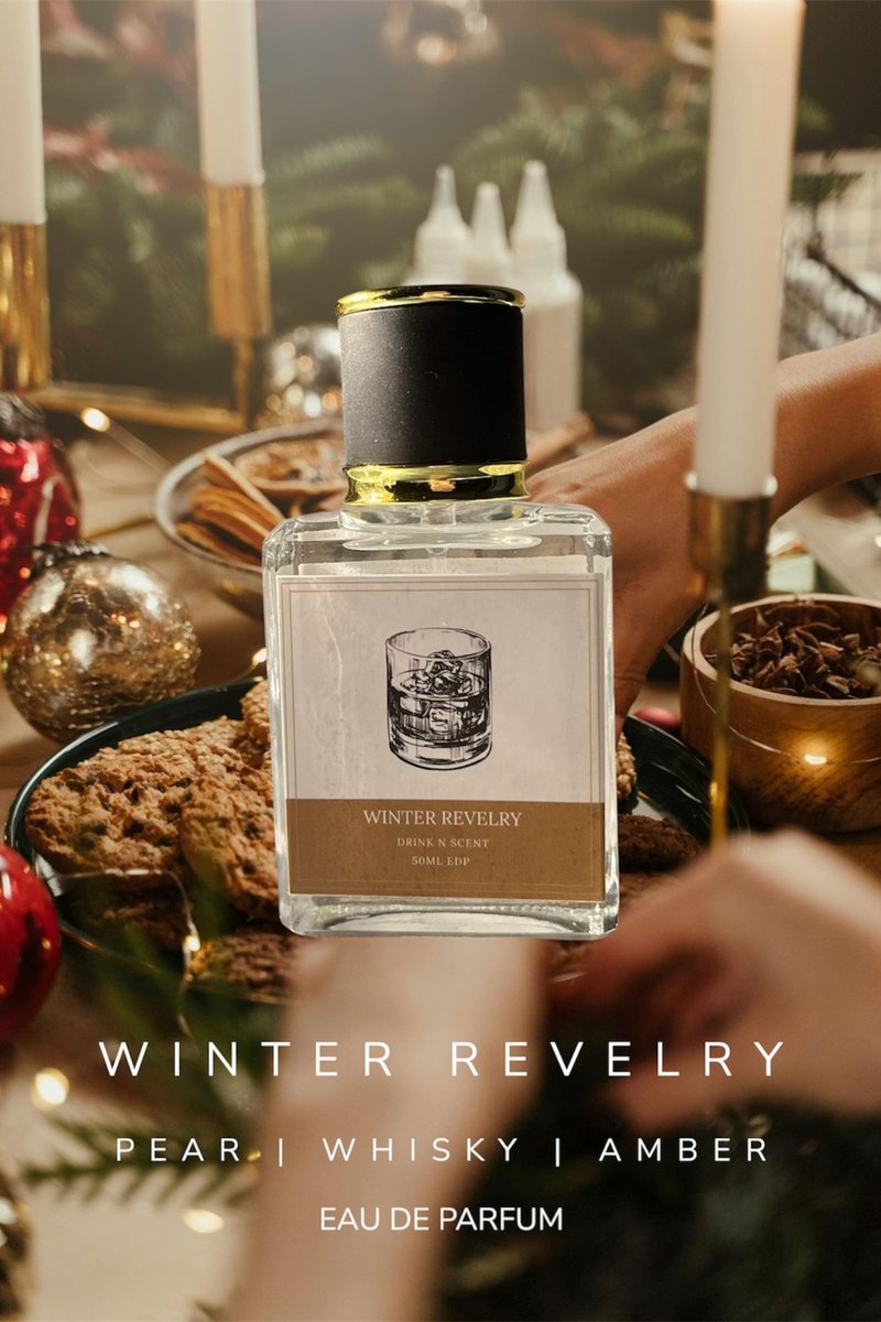 威士忌系列 - WINTER REVELRY (梨| 威士忌 | 琥珀) - 香水/香膏 - 玻璃 多色