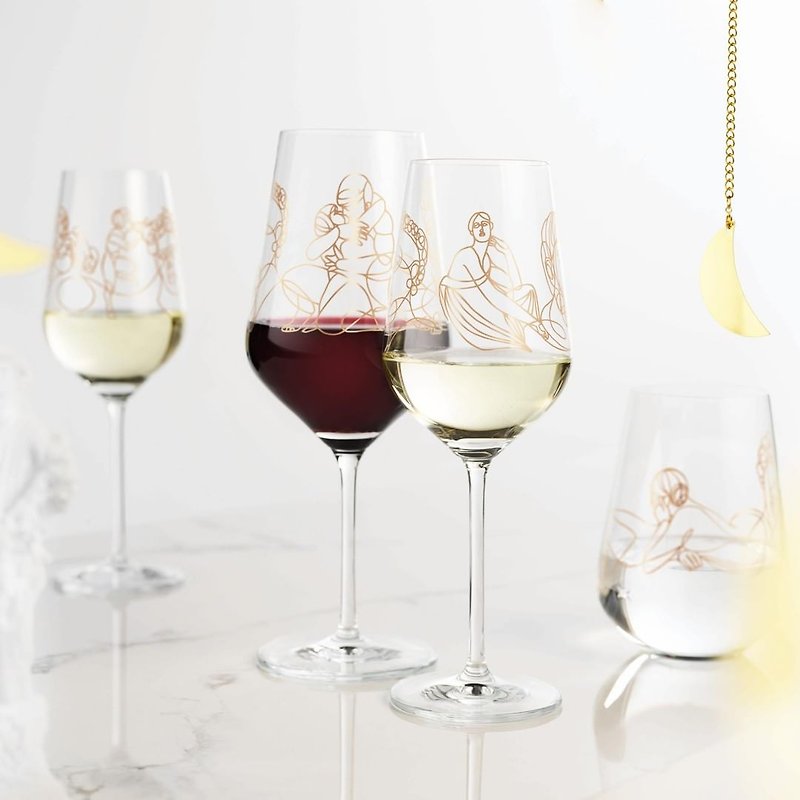 #Gift first choice Germany RITZENHOFF Greek mythology red wine pair glasses (1 set of 2)