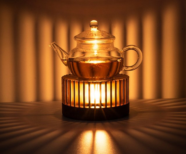Tea Warmer Warm Tea Stove Boil Fruit Flower Tea Candle Teapot