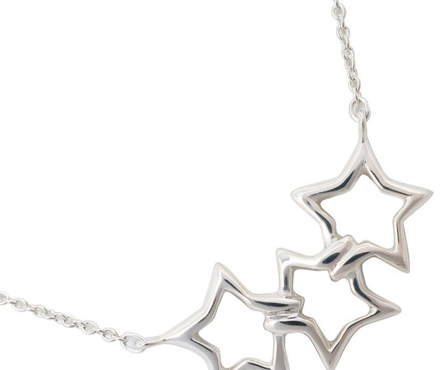 Tiffanyトリプルスター　ネックレス　シルバー925 日本直送】ティファニーTIFFANY&Co. トリプルスターネックレス