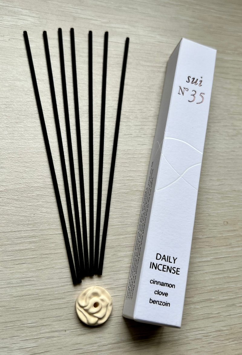 Shoeido Pure Series No.35 Daily Incense 14g with special incense stand - น้ำหอม - วัสดุอื่นๆ 