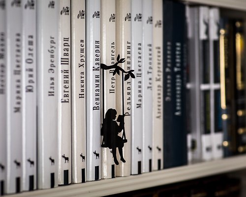 Design Atelier Article The Girl on a Swing Book Divider or Stand Up Bookmark /Free shipping worldwide /