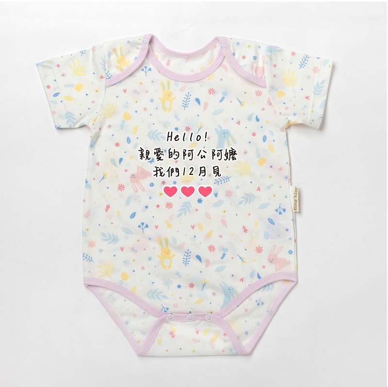 (Thin)100%Cotton Baby Bodysuits(Short-Sleeves and Shorts)3M/6M/12M - Onesies - Cotton & Hemp Multicolor