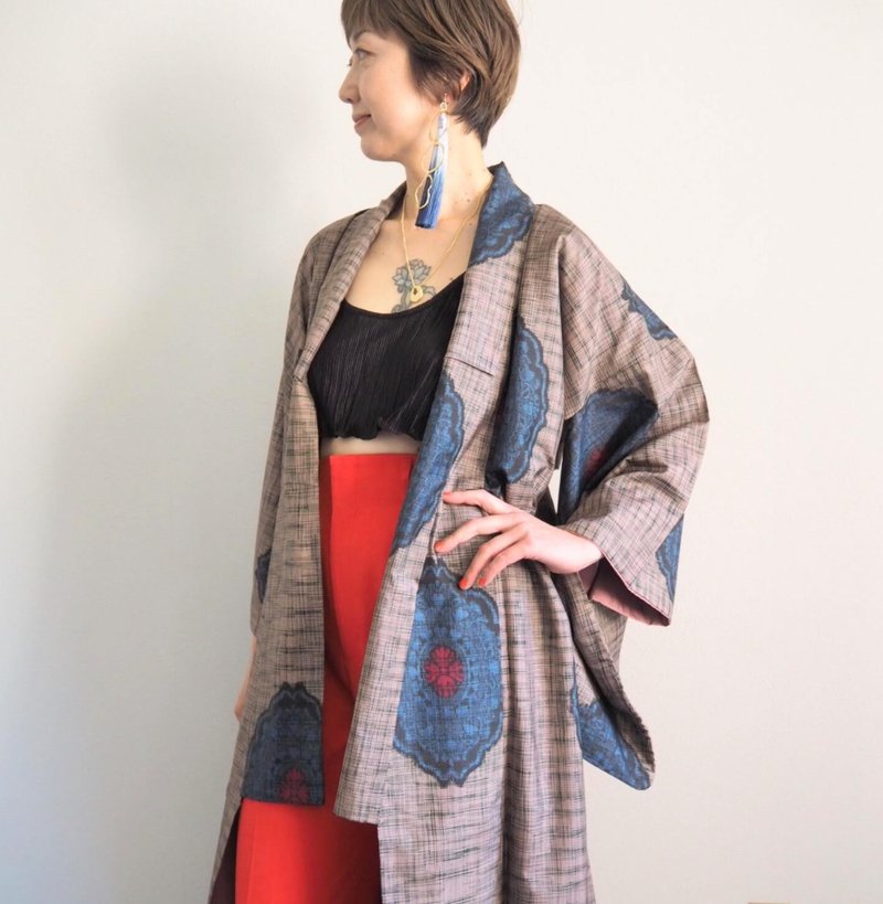 【日本製】Exquisite art Kimono, unisex vintage silk Kimono Japan, Murayama ...