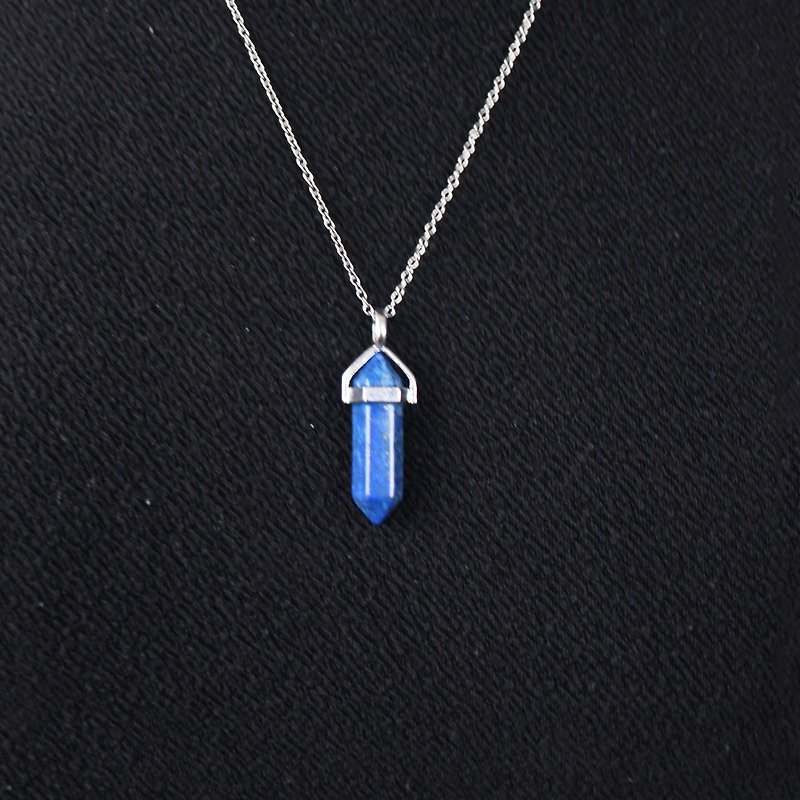 無料◆ブルー - 自然石/宝石/ネックレス/ブレスレットジュエリーデザイン - ネックレス - 宝石 ブルー